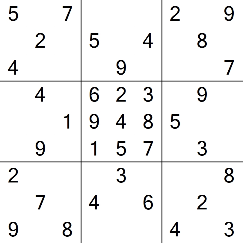 Sudoku Tagesrätsel